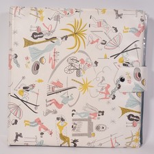 Lot De LPs Disques Singles Vinyles Classiques Dans Un Classeur Mid Century