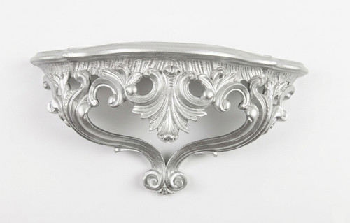 Console murale argent baroque - murale,