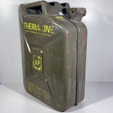 Bidon BP vintage Thermixine métallique de 20 L-Décoration industrielle