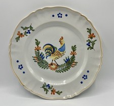 Assiette faïence décor COQ