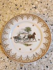 Assiette porcelaine D'Art JS