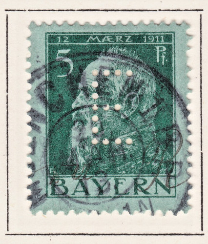 Timbre 1911 allemagne baviere - allemagne,