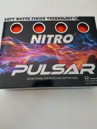 Nitro pulsar golfballs brand - golfballs,