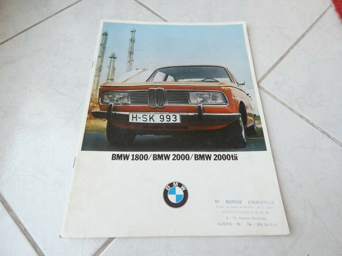 Bmw 1800 2000 2000tii 1971 - bmw,