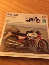 Moto Guzzi 500 Nuovo Falcone 1971 Carte Collection moto Atlas Italie