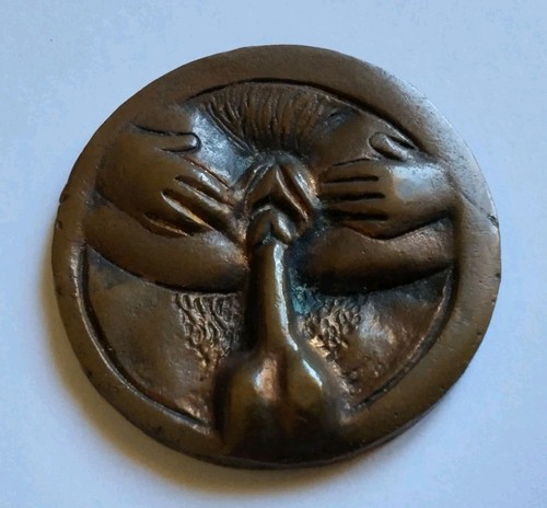 Pièce érotique bronze - pièce,
