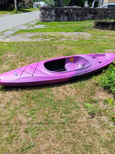 Purple kayak