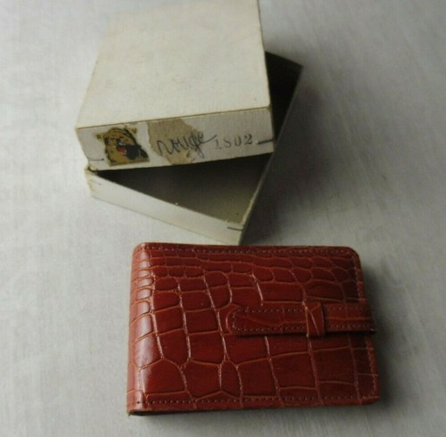 Ancien porte carte cuir - en,