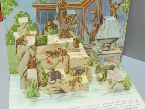 Livre systeme pop up zoo - a,