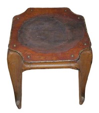 Très rare tabouret en métal