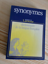 Synonymes, Dictionnaire de la langue française, Larousse 1977