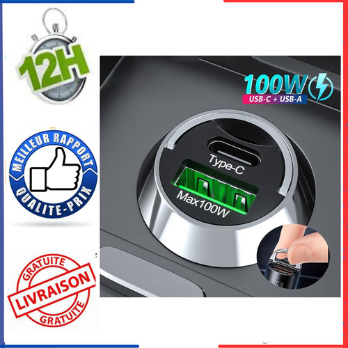 Mini chargeur voiture - chargeur, super