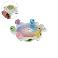  Lot de 4 hochets rotatifs pour perroquets – Jouet interactif en plastique à