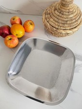 ⁂PLAT carré creux en inox ~