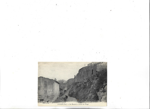 Evenos remparts entree - evenos, du