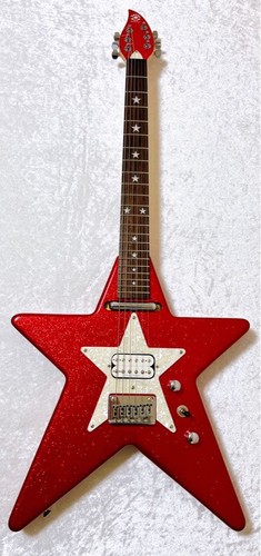 Guitare électrique rose - , en