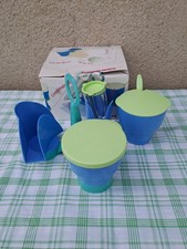 Set Trio Apéritif Vintage Tupperware Neuf. Avec boite