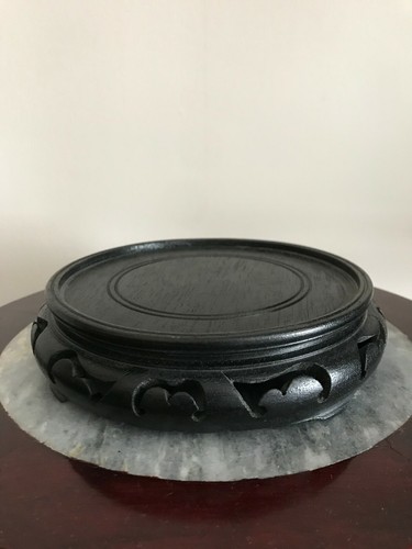 Socle support bois vase - socle,