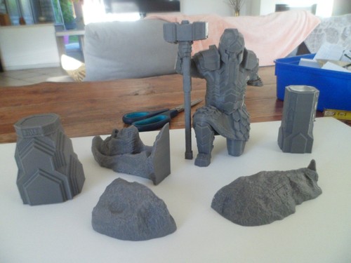 Décors pour diorama - décors,