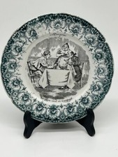 Assiette Parlante Saint Amand - Collection Proverbe