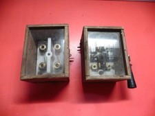 Lot d'anciens disjompteur