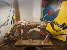 Statue bronze chien - bronze, "le