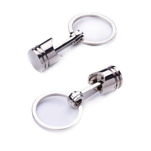 Chrome piston key - key, chain