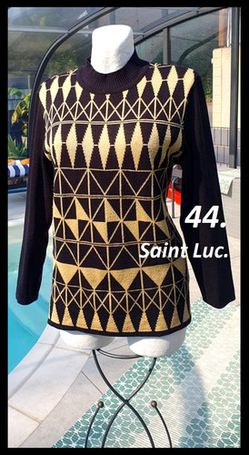 Pull hiver saint luc noir - saint, luc,