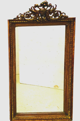 Miroir stuc coquille - miroir, en
