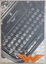Brochure: Catalogue de Machines à écrire Continental BE