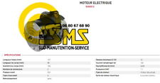 MOTEUR POMPE HYDRAULIQUE 12V 1.1 KW ECIA HPI TRANSPALETTE ELECTRIQUE 12 VOLTS