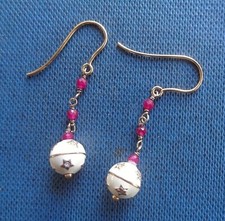 Attrayant 9ct or Blanc Émail