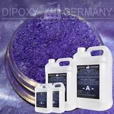 Résine Époxy + Effekt-Pigment-Lila03 Résine à Couler Epoxy Table Sol Violet