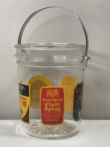 Seau glace glaçon vintage - glace,