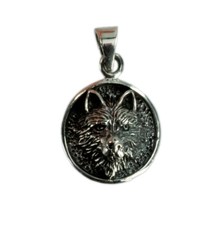 Pendentif Tete de loup Viking