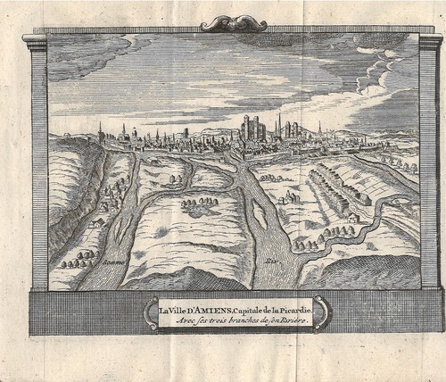 Gravure xviiie amiens - gravure,