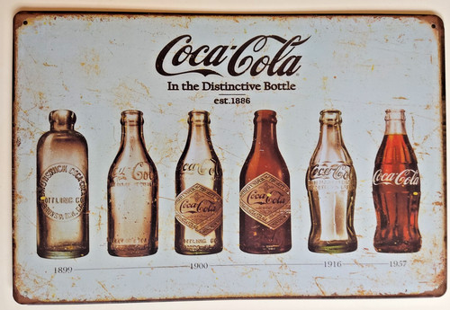 Plaque métal coca cola the - coca-cola, in