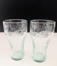 VERRE COCA COLA  TRANSPARENT LEGEREMENT VERT EDITION MC DO ( bistrot, bar, )