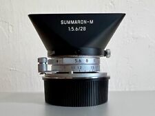 Objectif Leica Summaron - M 1 : 5.6 / 28 mm, chromé argent (sous garantie)