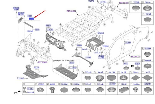 Kia ev6 front moteur room - ev6,