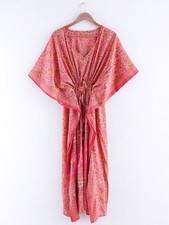 Vintage Silk Saree Kaftan