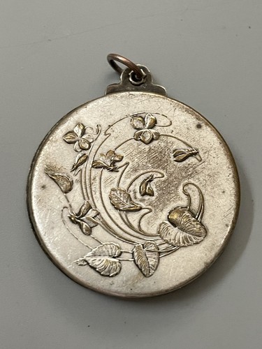 Pendentif miroir art nouveau - pendentif,