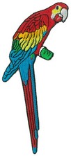 Patche écusson perroquet