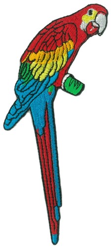 Patche écusson perroquet