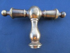 Poignée ancienne  laiton porte d'intérieur carré de 7