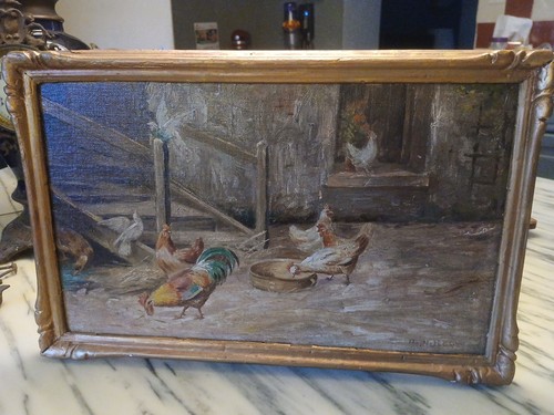 Tableau les poules - tableau,