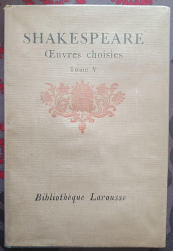 Shakespeare oeuvres choisies - -,