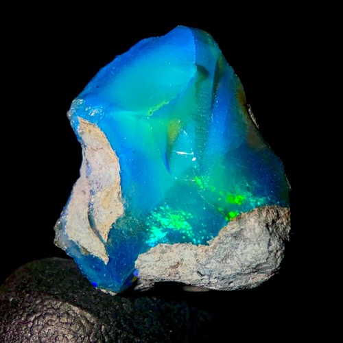 Opal brut éthiopien noire - opal,
