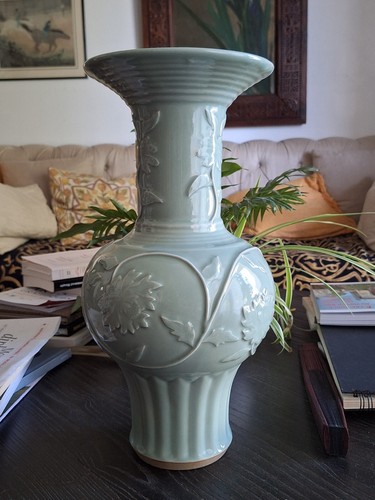 Ancienne vase céladon - ancienne, de