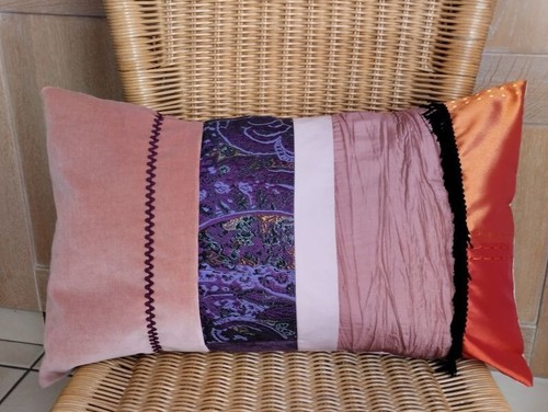 Housse coussin long fait - housse,